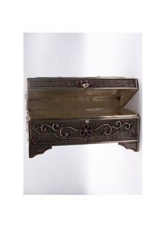 Silver Filigree Inlay jewel Woman Jewellery box handcrafted with gemstone - pzsku/Z72D8476609019A5EA591Z/45/_/1730386756/78b6a3a5-41c8-4dda-9705-bdedbc167857