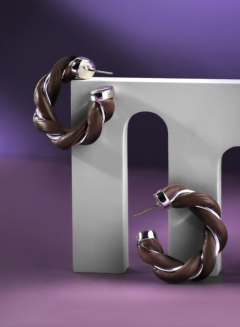 SOHI Casual Artificial Hoop Earring Jewellery  - Image 5