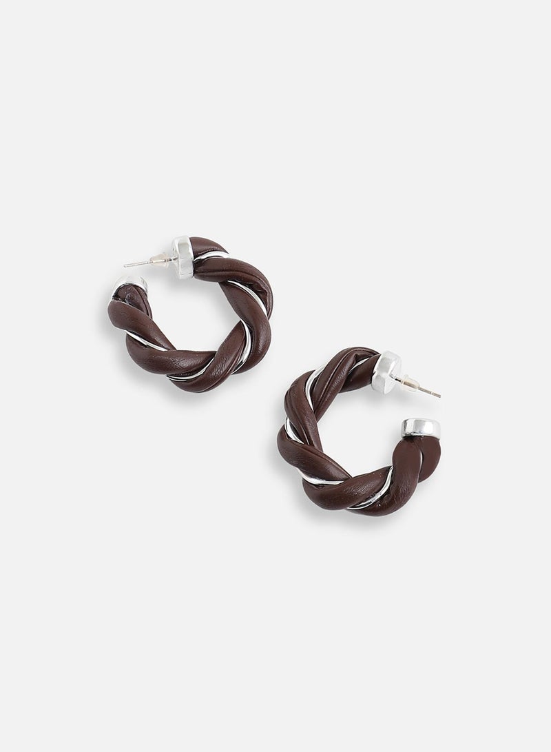 SOHI Casual Artificial Hoop Earring Jewellery  - Image 3