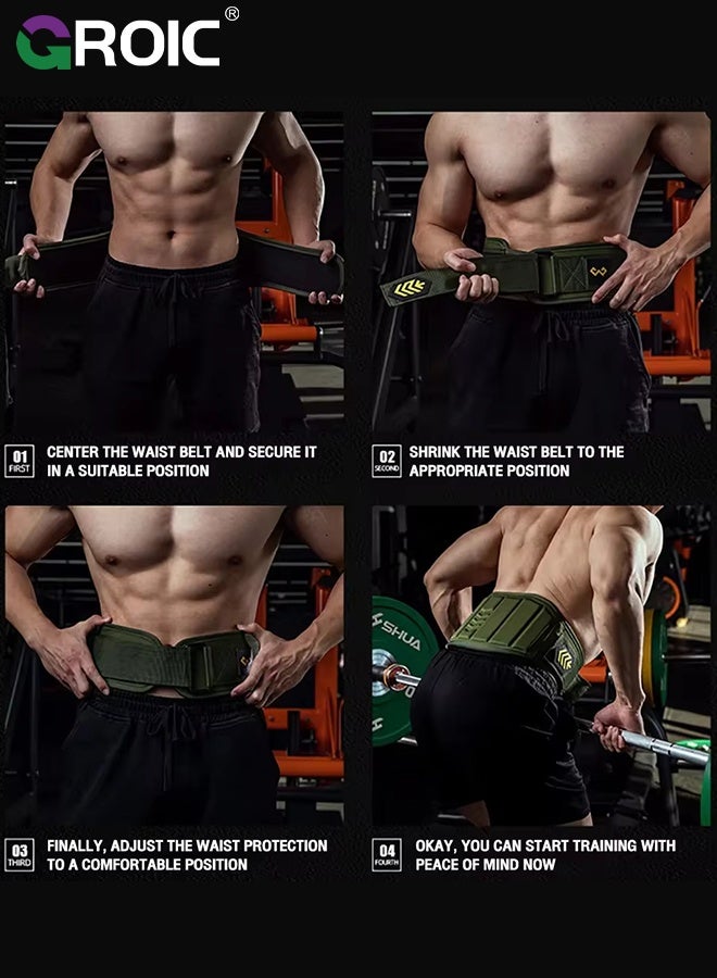 GROIC Dip Belt with Chain Weighted Belt for Pullups - Heavy Duty Dip Belt with Chain & Weighted Belt for Workout - Weighted Pull Up Belt for Weightlifting Men & Women - Image 5