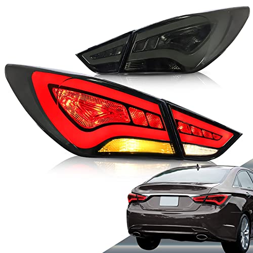 VLAND LED Tail lights for Hyundai Sonata 2011 2012 2013 2014Only for US Version Smoke Not Fit For 20132014 20T20T Limited