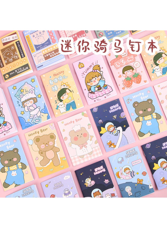 HELPS Korean Mini Cartoon Notebook 64k Primary School Student Notebook Kindergarten Stationery Reward Gift Customization - Image 2