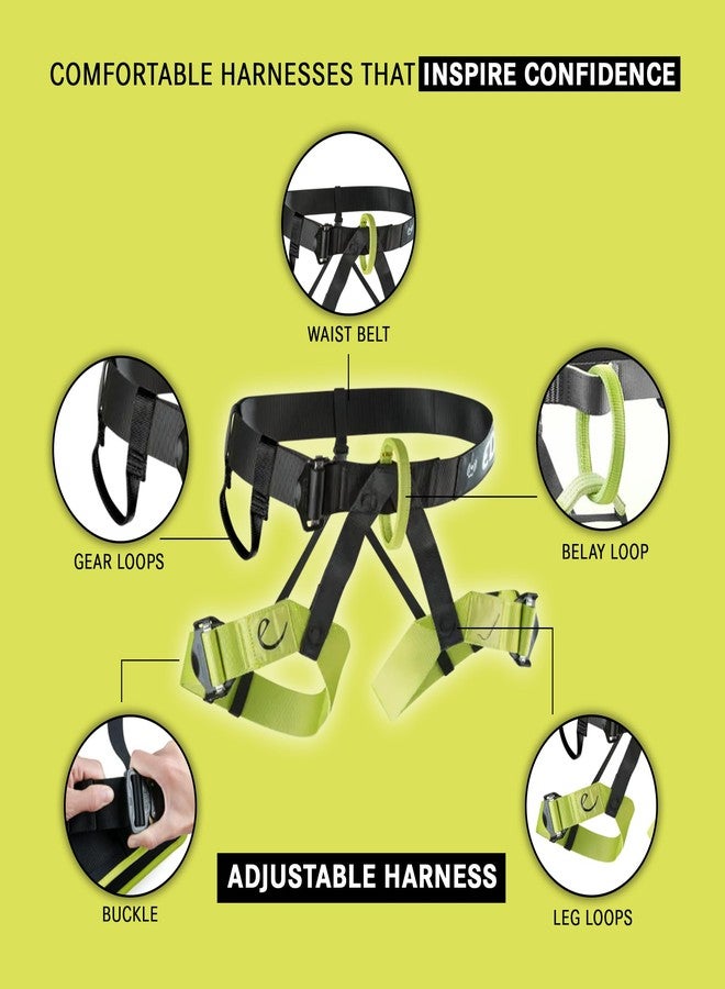 EDELRID Joker II Non padding Climbing Harness - Night-Oasis (EN 12277 Typ C) - Image 3