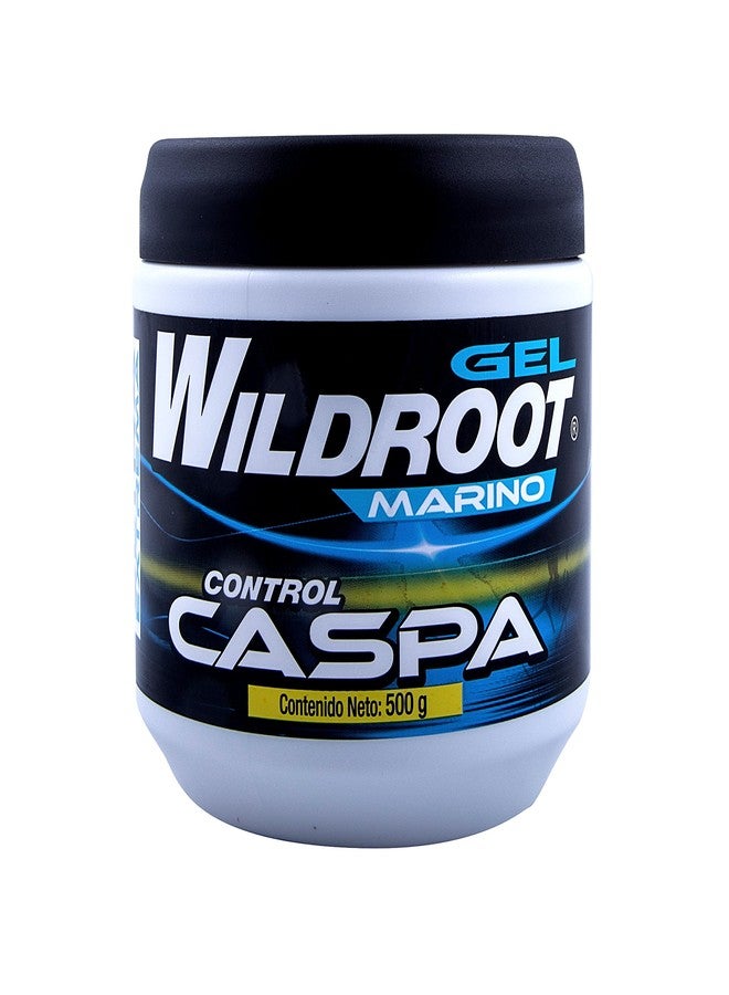 Wild Root Wildroot Hair Gel Dandruff Control Made in Mexico Large Tub 17.6oz (Marino) Hair Control - Image 1