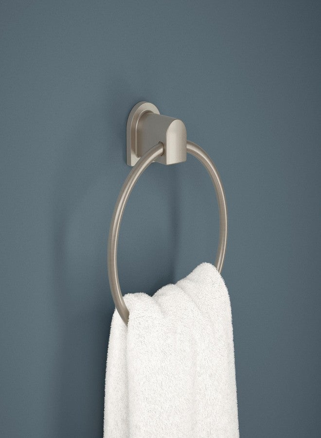 Peerless PA319-BN Xander Towel Ring, SpotShield Brushed Nickel - Image 2