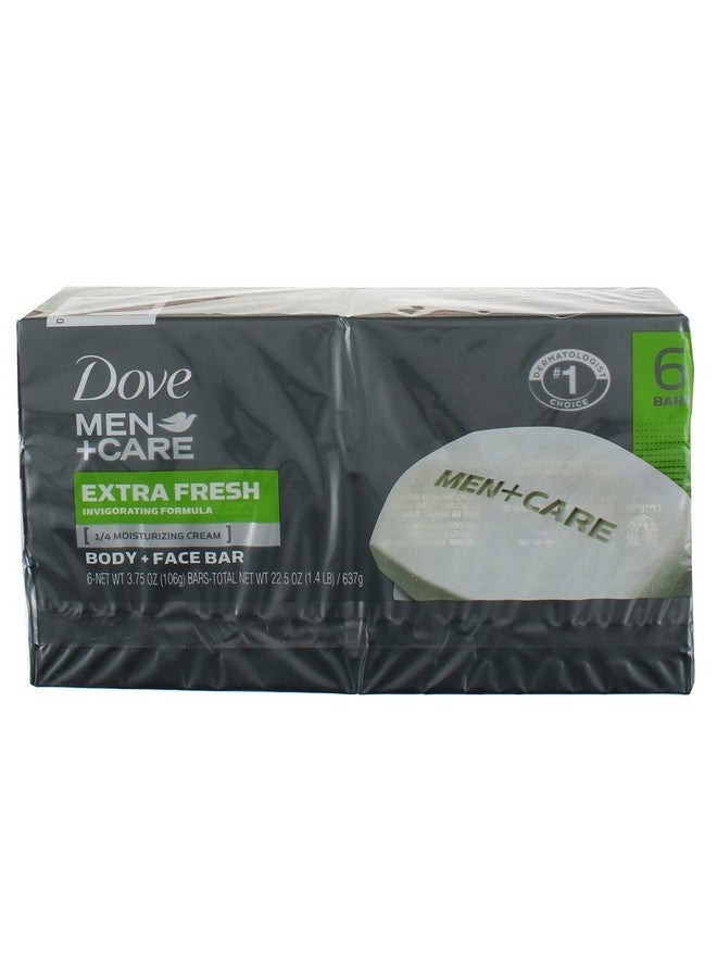Dove Men+Care Body and Face Bar Extra Fresh 4 oz, 6 Bar (Pack of 2) - Image 4