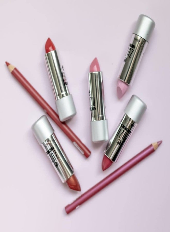 زوز لوكس قلم تحديد الشفاه زوزو لوكس، قلم تحديد شفاه كريمي، يدوم طويلاً، غني بزيت بذور الجوجوبا والصبار لترطيب فائق للشفاه. طبيعي، خالٍ من البارابين، نباتي، خالٍ من الغلوتين، لم يُختبر على الحيوانات، غير معدل وراثيًا، (1، فراولة) - Image 5