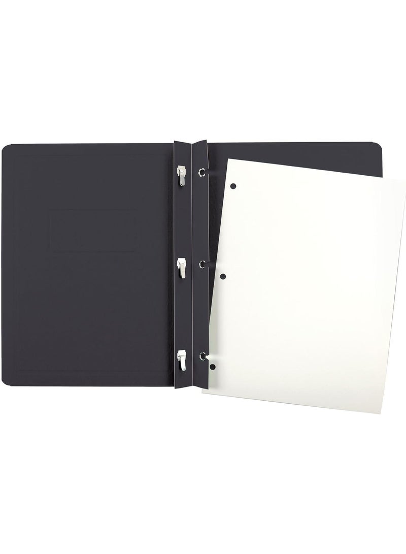 Oxford Oxford Title Panel and Border Front Report Covers, Black, Letter Size, 25 per Box, (52506EE) - Image 1