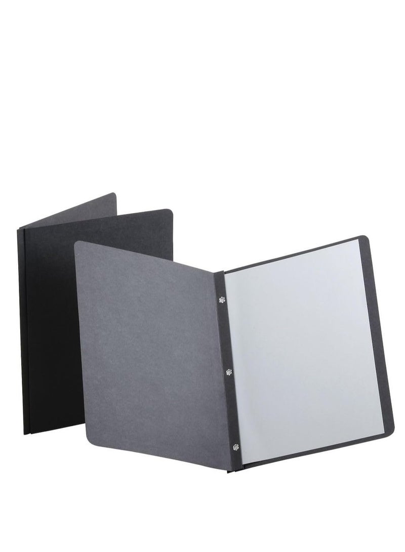 Oxford Oxford Title Panel and Border Front Report Covers, Black, Letter Size, 25 per Box, (52506EE) - Image 3