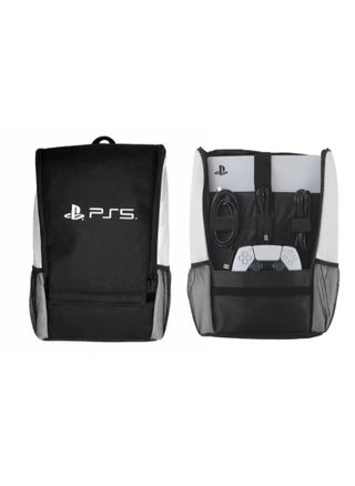 PS5 Game Console Backpack - Carrying Case for PS5 Suitable for Travel Suitcase Compatible with Playstation 5 Console and Accessories - PS5 Adjustable Handle Bag with Strap (Black) - pzsku/Z72D8834315CEB48571C7Z/45/_/1692174867/55abc91c-497a-4b0d-85d1-587349dbd380