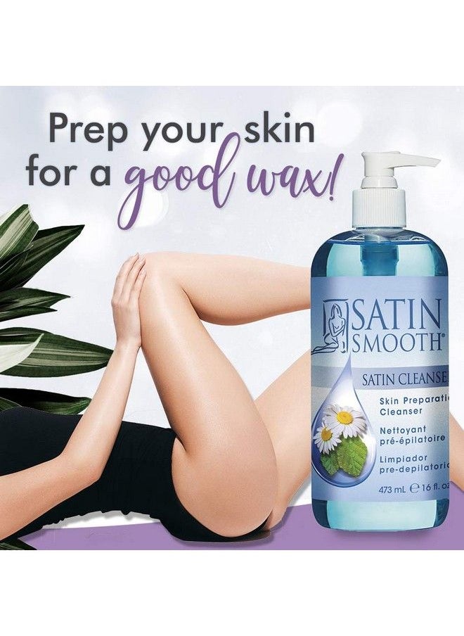 Satin Smooth - Satin Cleanser Skin Preparation Cleanser 16 Oz - Image 1