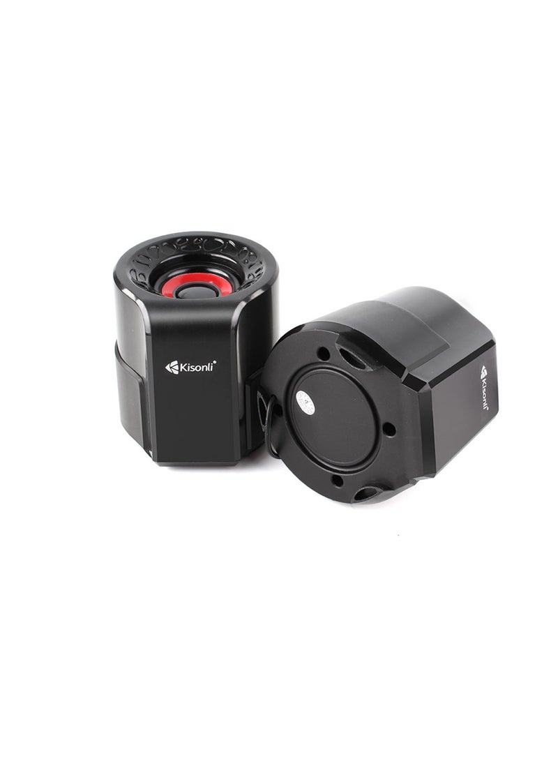 كيسونلي a-909 مكبر صوت صغير للكمبيوتر  مشغل الصوت المحمول الإخراج: 3 وات*2 - Image 1