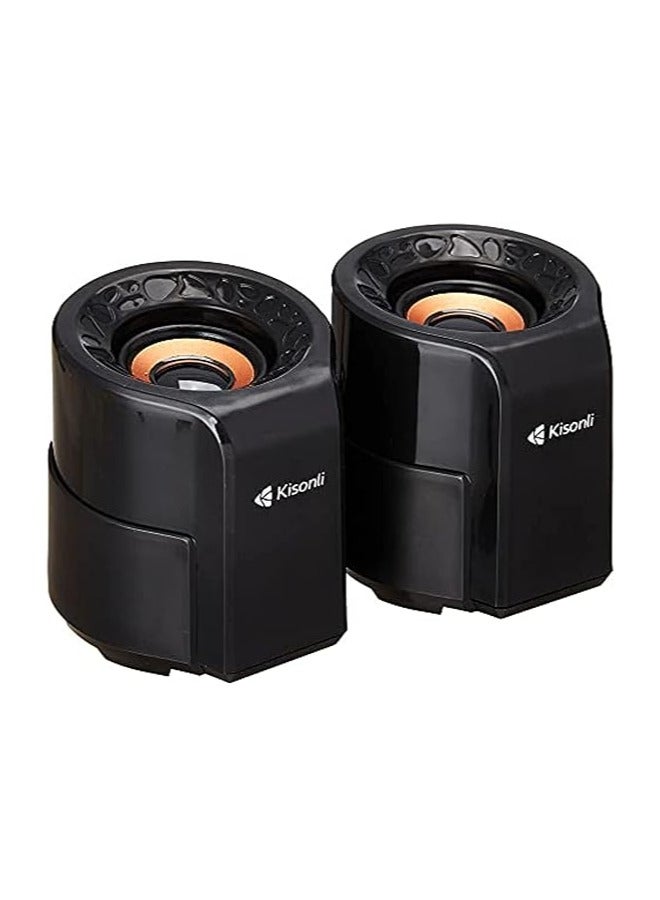 كيسونلي a-909 مكبر صوت صغير للكمبيوتر  مشغل الصوت المحمول الإخراج: 3 وات*2 - Image 3