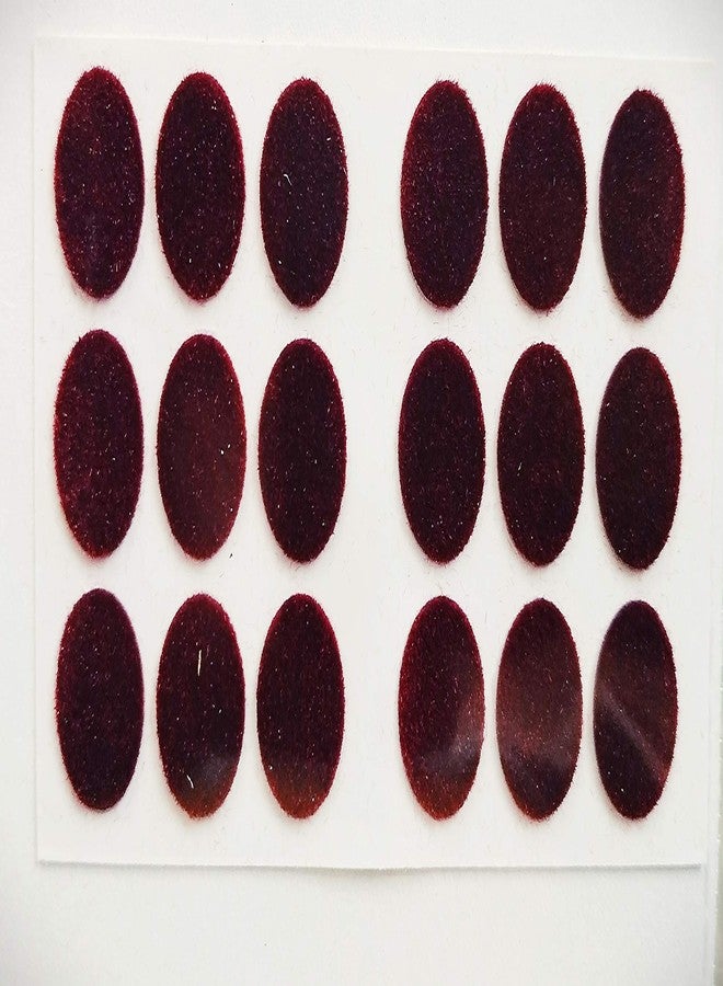 Eyetex pallavi Bindi P2 Dark Maroon (Pack of 10 Flaps)+ Fancy designer bindi 1 card