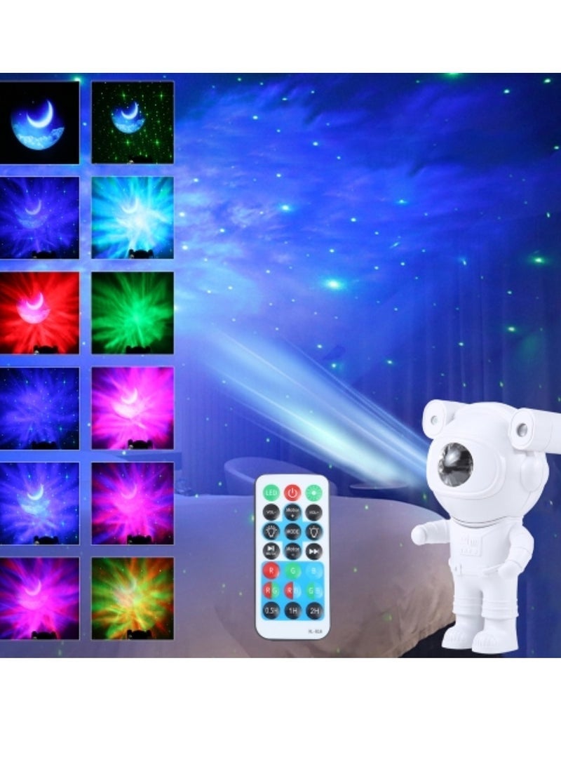 ELTRAZONE Astronaut Galaxy Projector with Timer & Remote Control USB Powered Spaceman Projector Lamp 360° Adjustable Astronaut Starry Night Light Projector For Room Decoration - Image 3