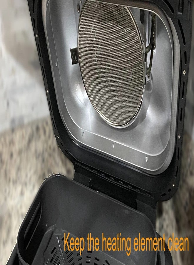 Croask Splatter Shield for Ninja FG551 Foodi,Accessories for Ninja Foodi Smart XL 6-in-1 Indoor Grill,Stainless Steel Splatter Screen - Image 3