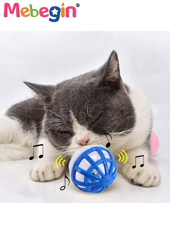 MEBEGIN 22PCS Cat Tunnel Set with Cat Teaser Stick, Cat Balls, Feather Toys and Other Cat toys, 3 Way Collapsible Cat Play Tunnel, Funny Interactive Cat Toys, Various Cat Enrichment Toys, Soft Safe Cat Toys(Random Color) - Image 3