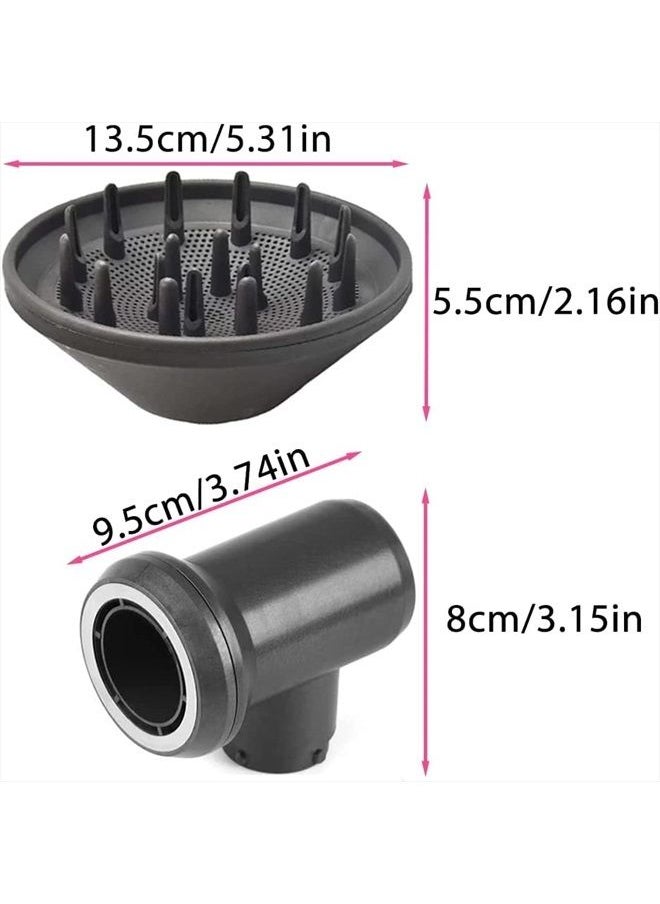 Dxyue - Diffuser and Adaptor Attachment for Dyson Airwrap Styler HS01 HS03 HS05, Converting Your Air Wrap Curling Styler to A Hair Dryer - Image 1