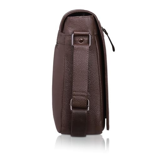 WildHorn Genuine Leather Laptop Messenger Bag for Men | Designed to Fit Laptops up to 14 Inches | Backed by a 1-Year Warranty (BROWN) - Image 5
