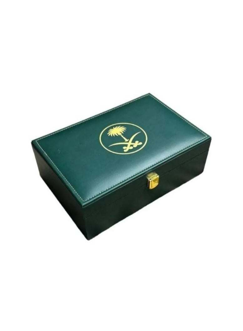 HASD-OUD Gift box with a capacity of 500g - featuring the two swords and palm tree logo - unfilled - Image 1
