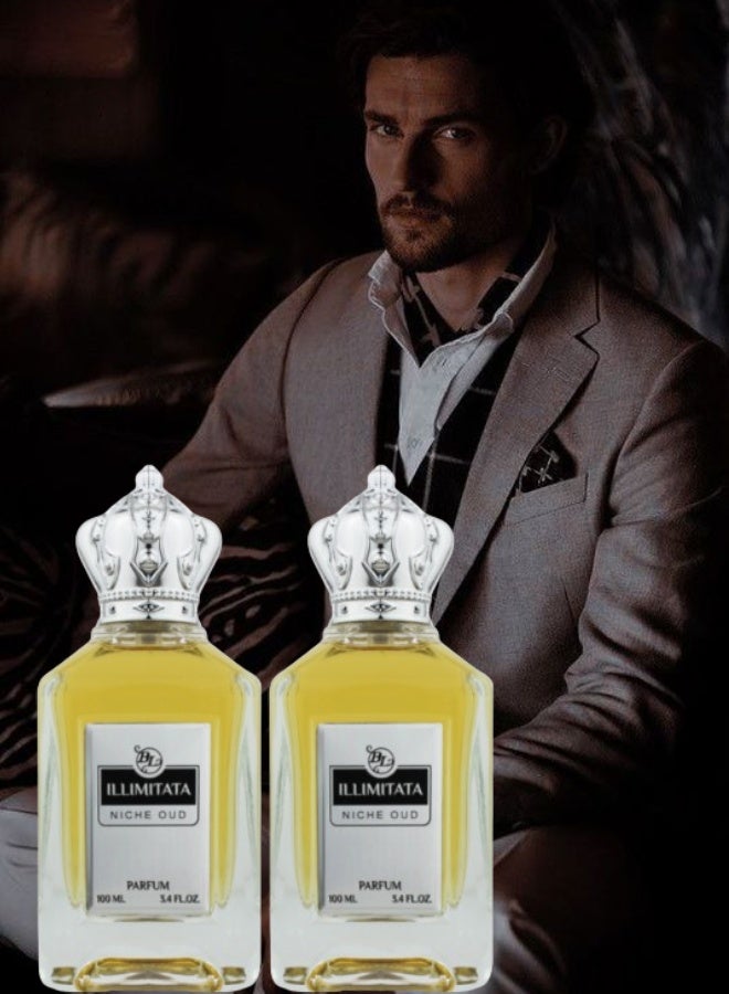 بي إل 2 قطع عطر إليميتاتا نيش عود 100مل - Image 1