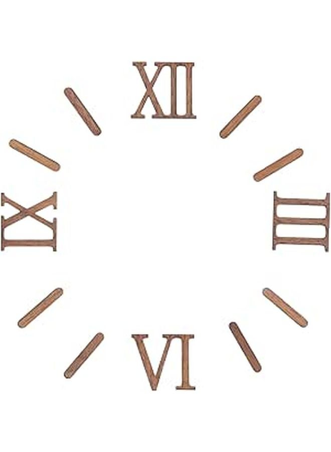 طقم ساعة الأرقام الرومانية البديلة DIY إكسسوارات إصلاح ساعة الحائط - Image 1