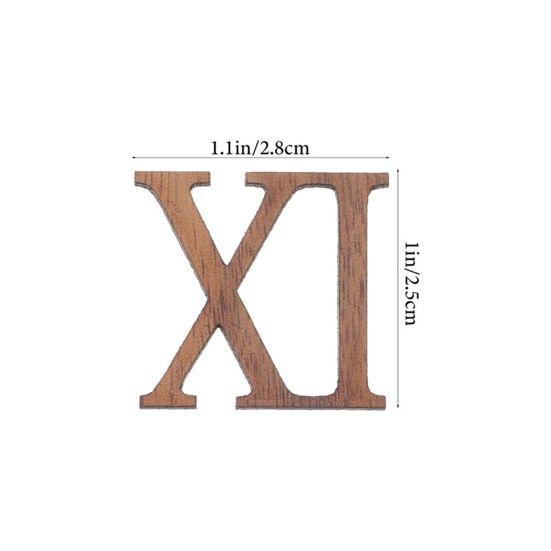 طقم ساعة الأرقام الرومانية البديلة DIY إكسسوارات إصلاح ساعة الحائط - Image 4