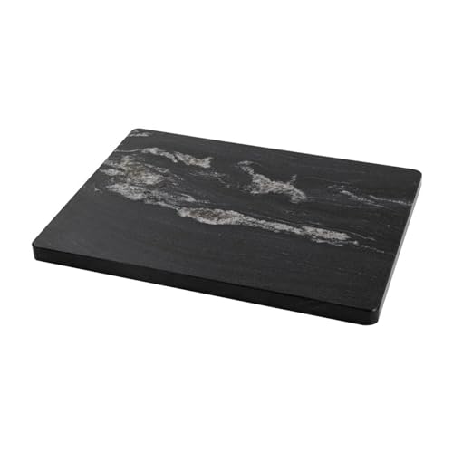 Adolif Natural Black Marble Pastry and Cutting Board, 12x16x0.7 Inch, Heavy for Dough Chocolate, Pack of 1 - Image 1