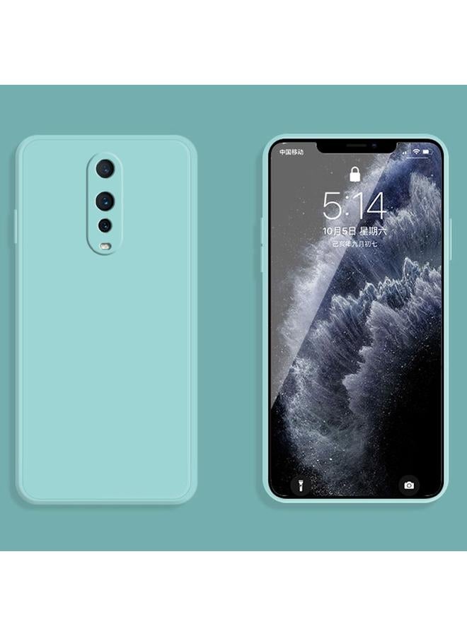 اس-توب جراب لهاتف OPPO R17 Pro بلون سادة من السيليكون السائل المقلد مع حافة مستقيمة وغطاء حماية كامل مقاوم للسقوط - Image 2