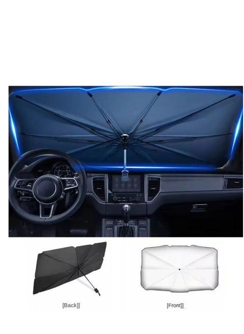 Car Umbrella Sun Shade – Foldable Automatic Car Roof Umbrella for UV Protection & Heat Reduction | Portable Windproof Car Tent Cover for Sedan, SUV, and Hatchback