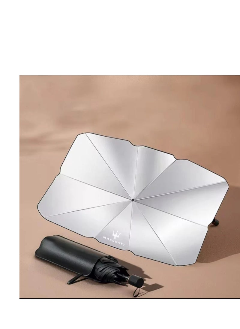 Generic - Car Umbrella Sun Shade – Foldable Automatic Car Roof Umbrella for UV Protection & Heat Reduction | Portable Windproof Car Tent Cover for Sedan, SUV, and Hatchback - Image 1