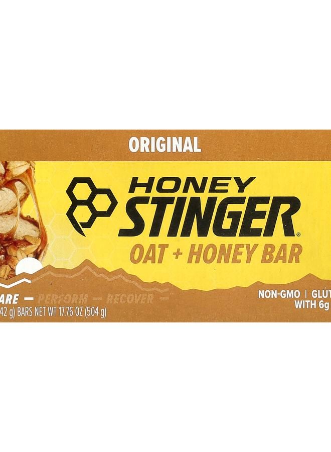 Honey Stinger Oat + Honey Bar Original 12 Bars 1.48 oz (42 g) Each