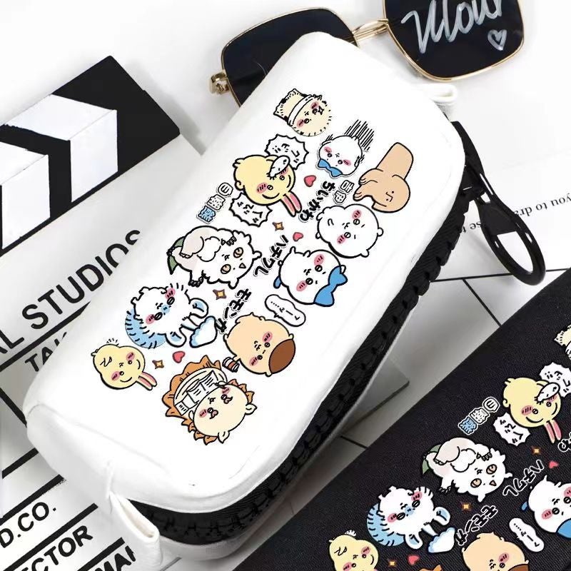 Ji Yi Ka Wow Pencil Case Ins High-Looking Student Cute Japanese Cartoon Stationery Bag Large Capacity Storage Bag - Image 4