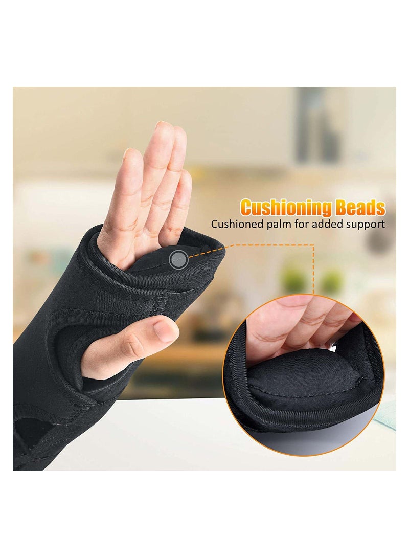 Wrist Brace for Carpal Tunnel Night Sleep Support Splint Great Pain Sprain Sports Injuries Joint Instability Suitable Left and Right Hands - Image 2
