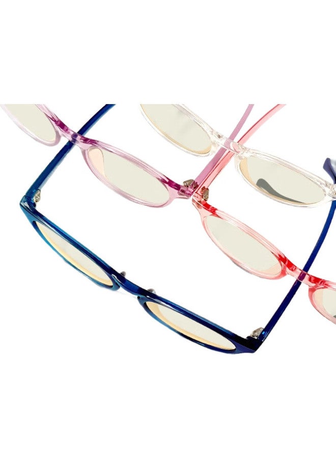 Quark Kids Anti-Blue Light Glasses Black Melanin Uv Protection Eye Care Radiation Flat Mirror 0510-C10 - Image 2