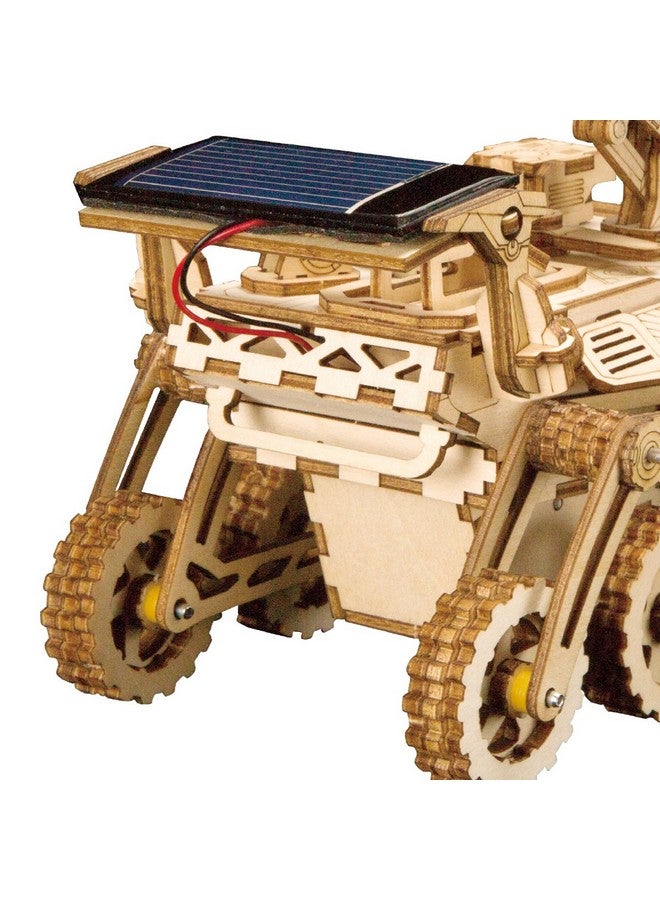 ROKR Assemble Solar Energy Powered Cars-Moveable 3D Wooden Puzzle Toys-Funny Teaching Educational-Home Deco-Model Building Sets-Best Christmas,Birthday Gift For Boys,Children,Adult (Curiosity Rover) - Image 3