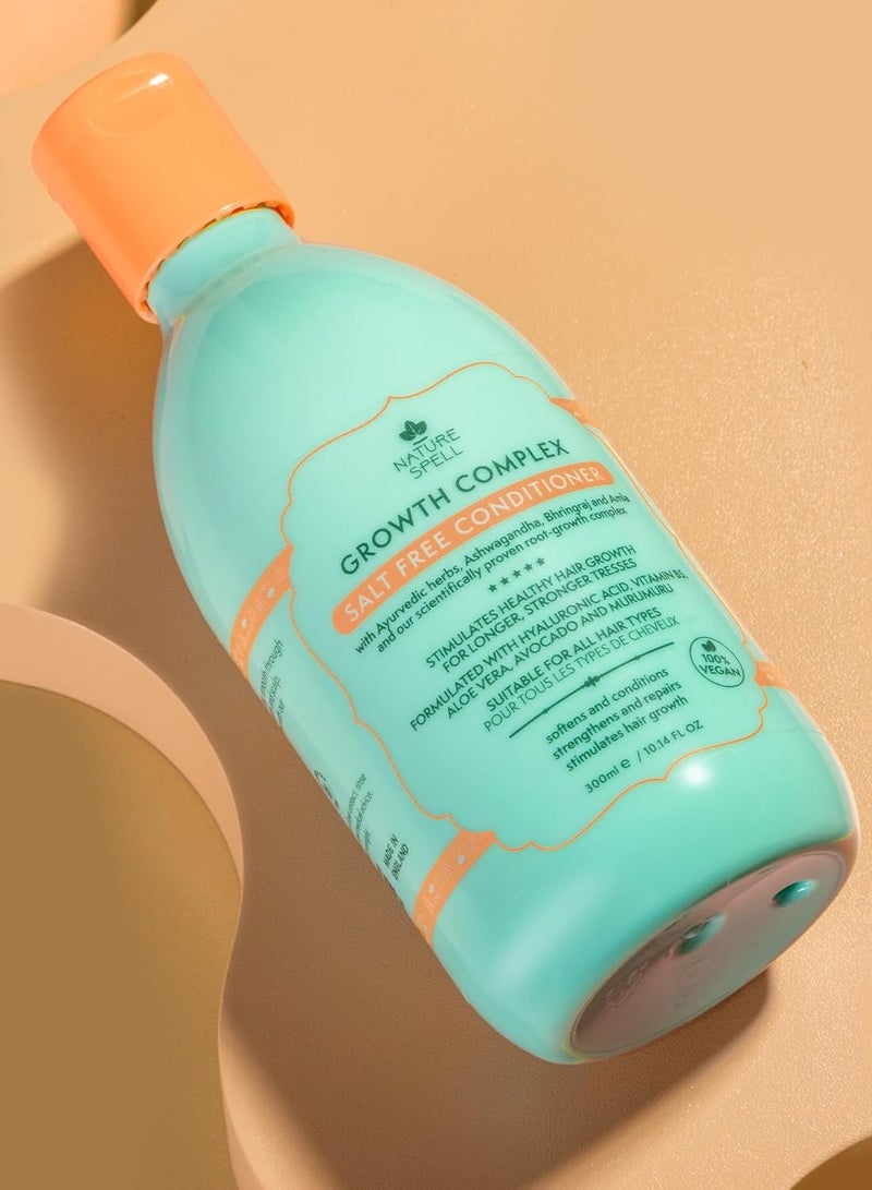 Nature Spell Nature Spell Growth Complex Salt-Free Conditioner 300ml | Strengthen & Nourish Hair  - Image 4