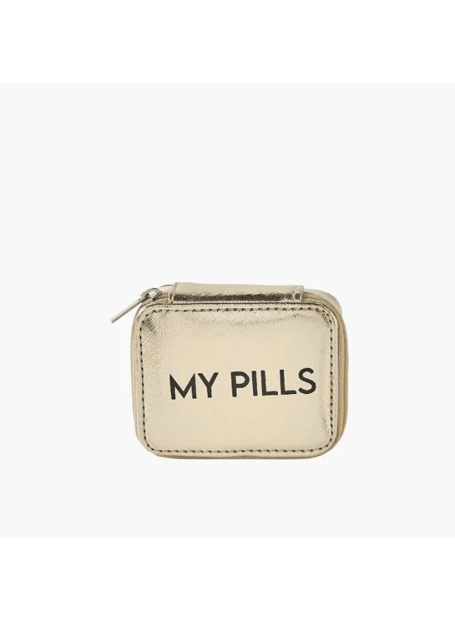 فايندز Findz Typographic Print Pill Organizer
