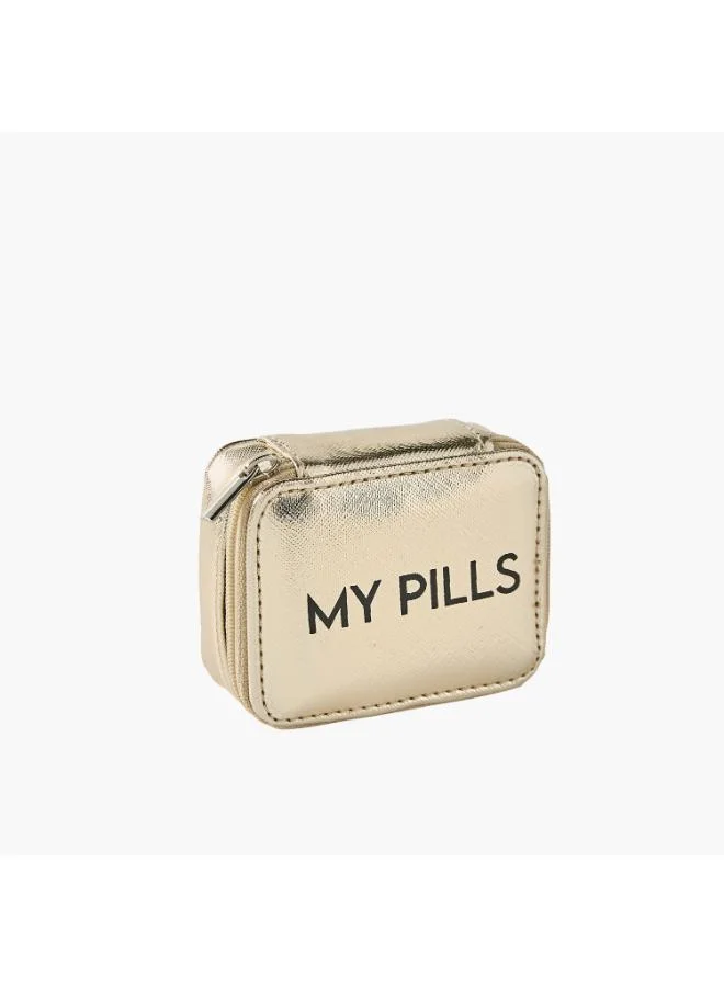 فايندز Findz Typographic Print Pill Organizer