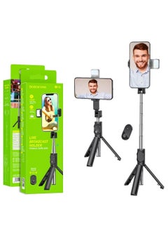 BOROFONE BY8 Magic, tripod fill light live broadcast holder for 3.5-6.7 inches mobile phones
