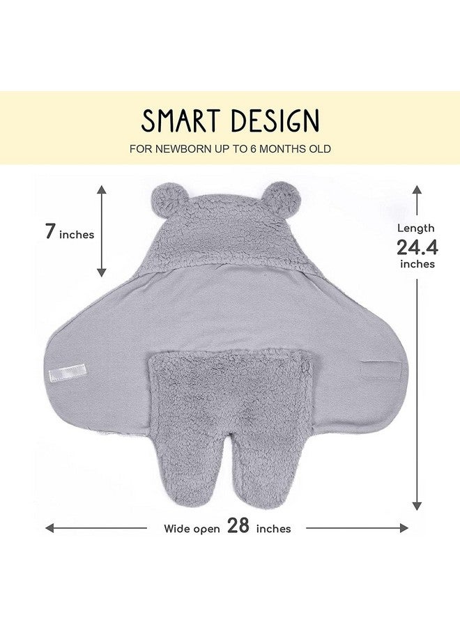 Brandonn Baby Blankets New Born Pack Of Hooded Wearable Swaddle Wrappers Cum Blankets For Baby Boys And Baby Girls - Image 2