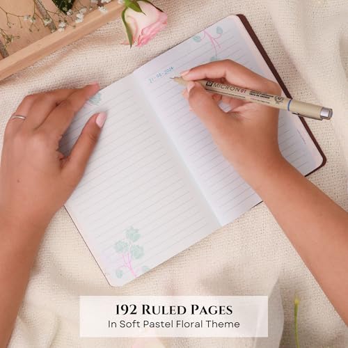 DOODLE Initial D Lasercut Diary Soft Bound Notebook, B6 (6.69 X 4.72 X 0.5 Inches), 192 Pages, 80 GSM, Gift for Girls - Image 5