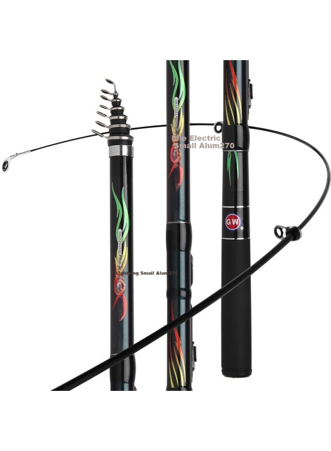 Gw Fishing Rod, 2.7 Meters, Lightning Small Rock Short Section Rock Rod, Sliding Float Rock Fishing Rod, Ultra-light And Ultra-hard, Hand And Sea Dual-use Casting Rod, Fishing Tackle - Image 4