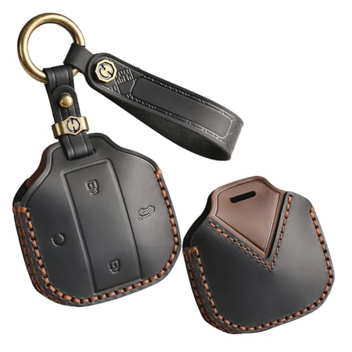 Ysbxitu Key Case Cover Compatible with Chery Jetour Freedom Shanhai T1 Traveller 2024 2025 Key Controller Protective Cover Durable Car Accessories Keychain Clip Black - Image 1