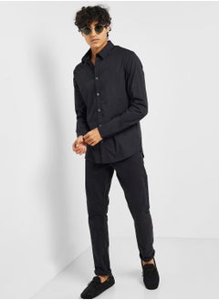 Calvin Klein Jeans Monogram Slim Fit Shirt  - Image 4