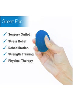 Ru syanl 4-Pack Hand Exercise Balls Physical and Occupational Therapy Kit for Strengthening Grip and Reducing Stiffness Arthritis Pain Relief Exerciser for Rehabilitation Fidget Stress Relief  - Image 2