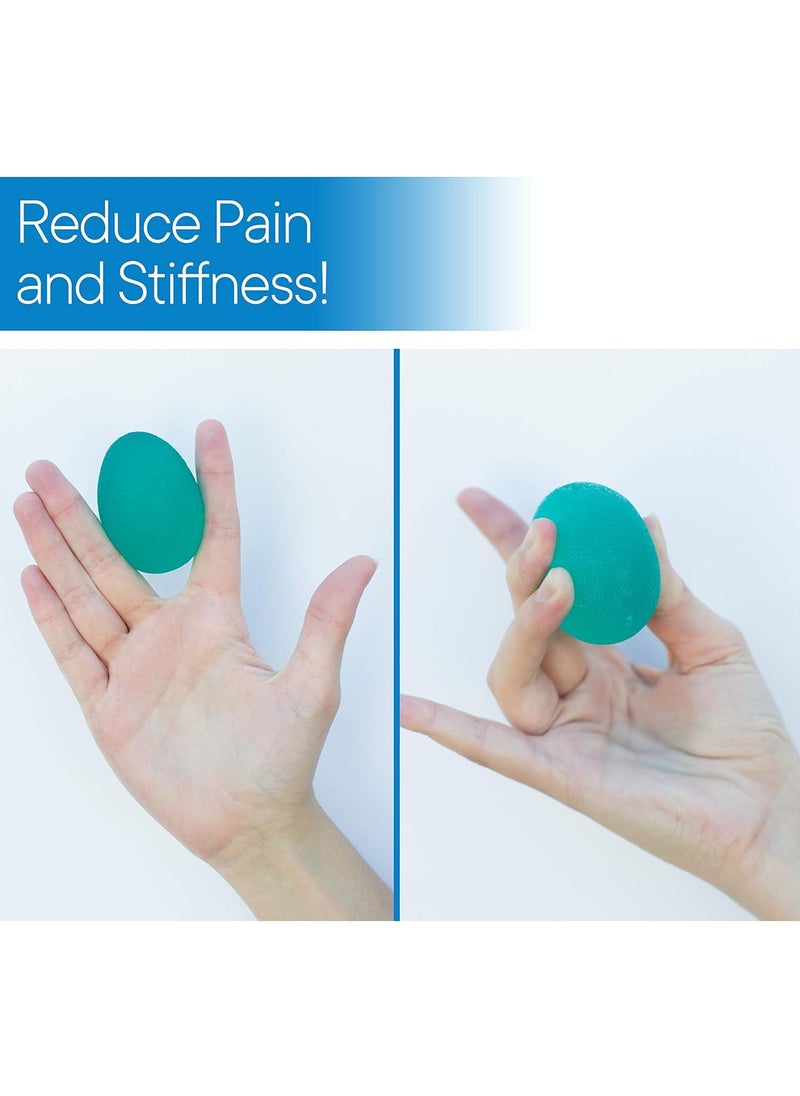 Ru syanl - 4-Pack Hand Exercise Balls Physical and Occupational Therapy Kit for Strengthening Grip and Reducing Stiffness Arthritis Pain Relief Exerciser for Rehabilitation Fidget Stress Relief - Image 1