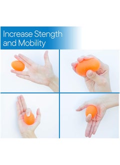 Ru syanl 4-Pack Hand Exercise Balls Physical and Occupational Therapy Kit for Strengthening Grip and Reducing Stiffness Arthritis Pain Relief Exerciser for Rehabilitation Fidget Stress Relief  - Image 3