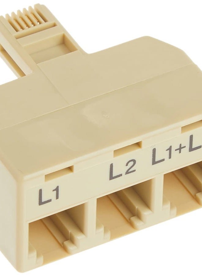 C2G 41062 Two Line Telephone Splitter L1 + L2 - Image 1