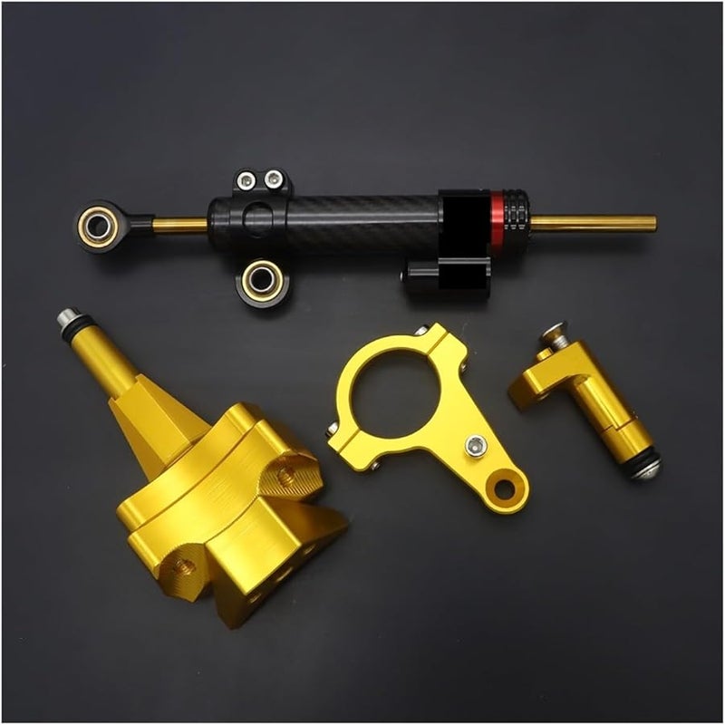 قوس ذهبي مجموعة تركيب مثبت توجيه CNC قابل للتعديل لمثبط كاواساكي نينجا 400 2018 2022 - Image 4